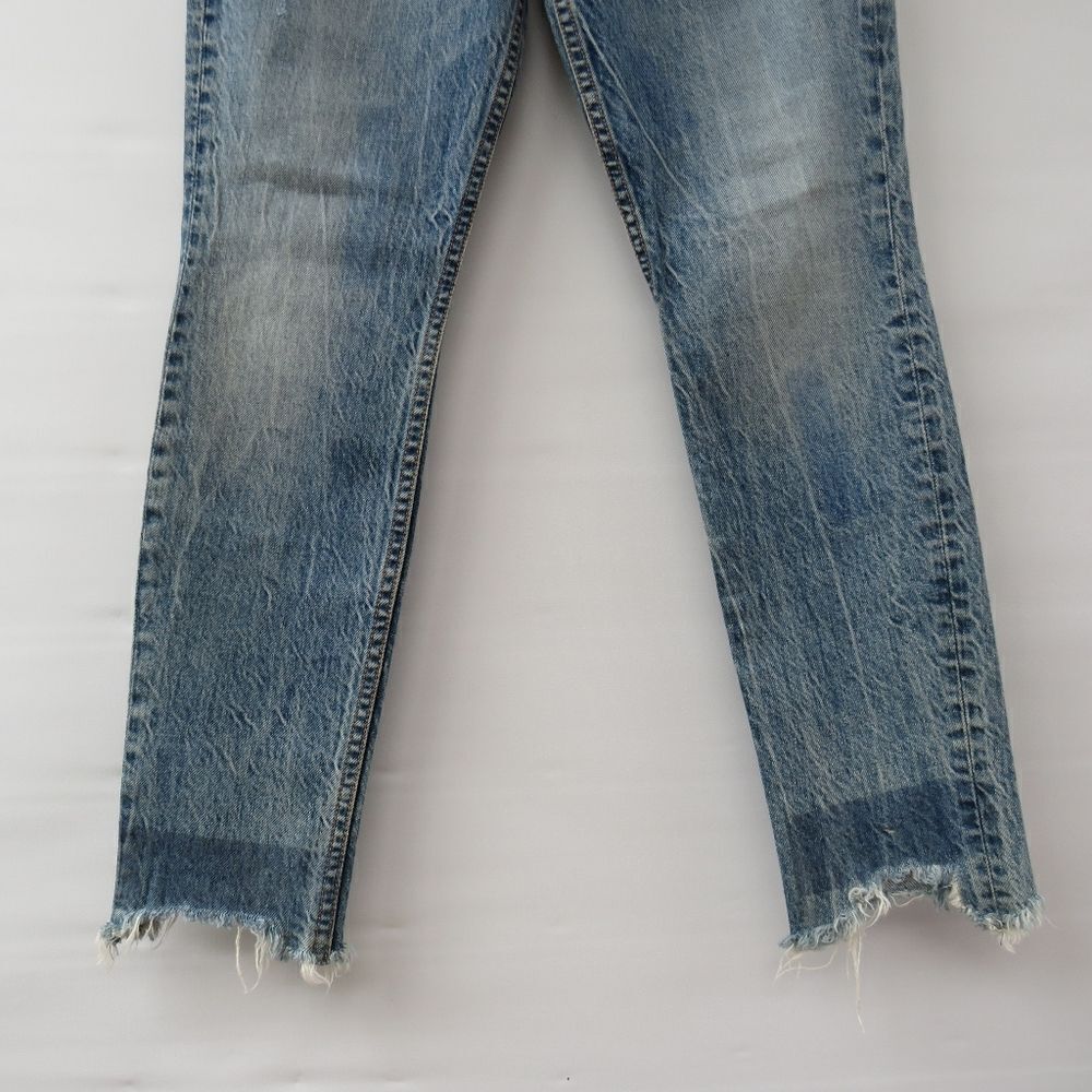 GRLFRND Womens Size 27 Yasmin Joan Button Fly Acid Wash Raw Hem Jeans - Picture 6 of 15